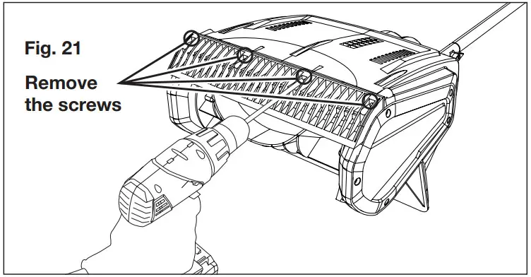 SUN JOE 24V SS13 XR RM Cordless Snow Shovel - FIGURE 22