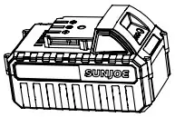 SUN JOE 24V SS13 XR RM Cordless Snow Shovel - ICON 20