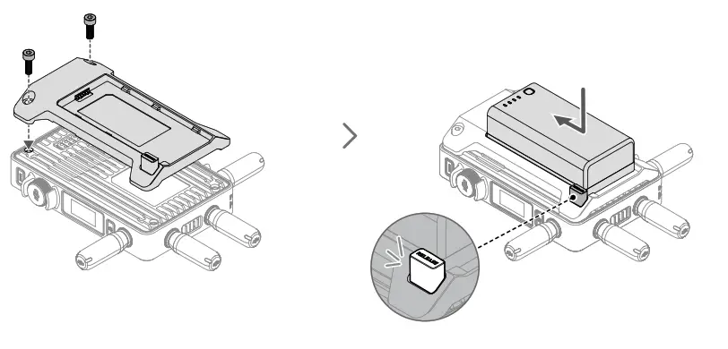 dji CP RN 00000180 01 Video Transmitter - battery