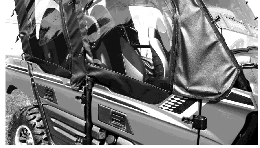 FALCON RIDGE KAW-TERYX4-FC05 Full Cab Fits Poly Windshield 3