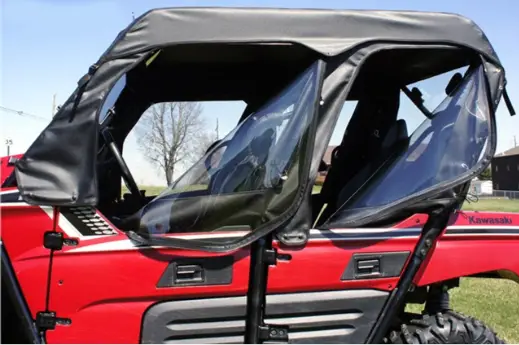 FALCON RIDGE KAW-TERYX4-FC05 Full Cab Fits Poly Windshield