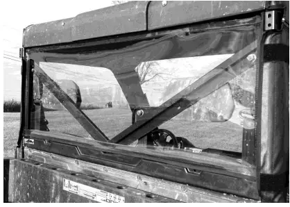 FALCON RIDGE PO-14 FULL RANGER-FC05 Polaris Ranger Full Size 2014-18 Ranger Full Cab Fits Aero-Vent Polycarbonate Windshield-fig12