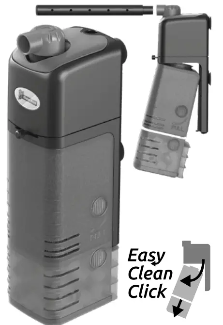 SuperFish Aqua Flow 150 300 Biological Internal Aquarium Filter