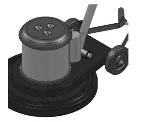 Trusted Clean TPL BK 17 TC Low Speed and Dual Speed Floor Machine - FIG11