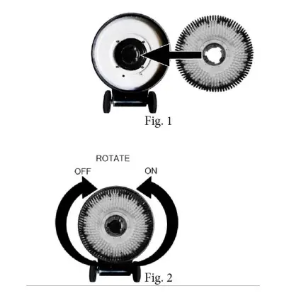 Trusted Clean TPL BK 17 TC Low Speed and Dual Speed Floor Machine - FIG3