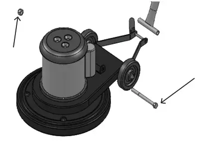 Trusted Clean TPL BK 17 TC Low Speed and Dual Speed Floor Machine - FIG8