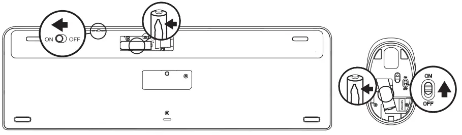 PHILIPS-SPT6307-Wireless-Keyboard-mouse-Combo-7