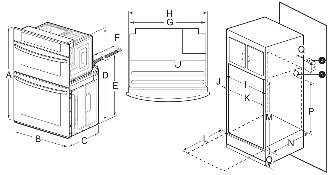 LC389PC ASTLLGA Combination Wall Oven - fig 4