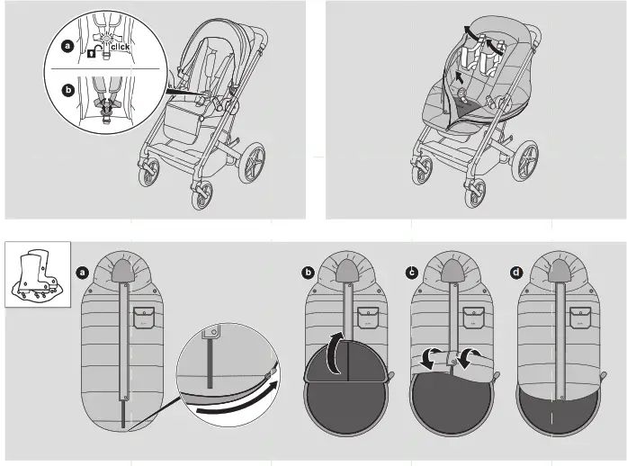 cybex Platinum Winter Footmuff - fig3