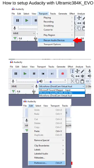 DODOTRONIC High Performance Dual Sensor Ultrasonic USB Microphone-ULTRAMIC 384