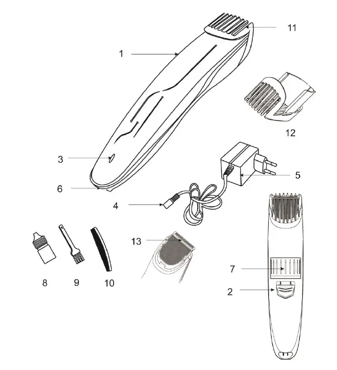 SCARLETT SC-HC63C65 Hairclipper 2