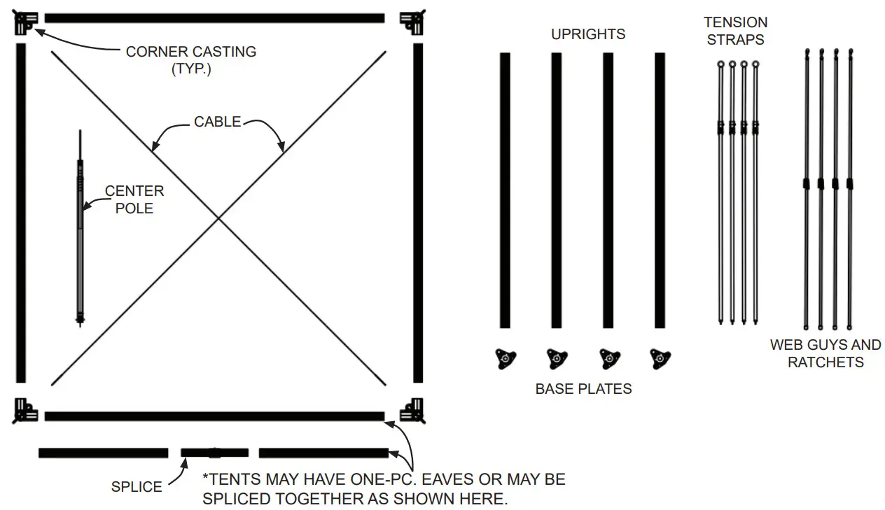 ANCHOR Tents with Optional Walls - Figure 1