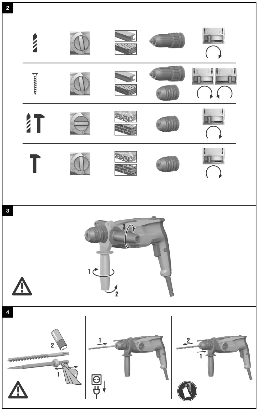 HILTI TE 3-ML Corded SDS Plus Rotary Hammer fig 4