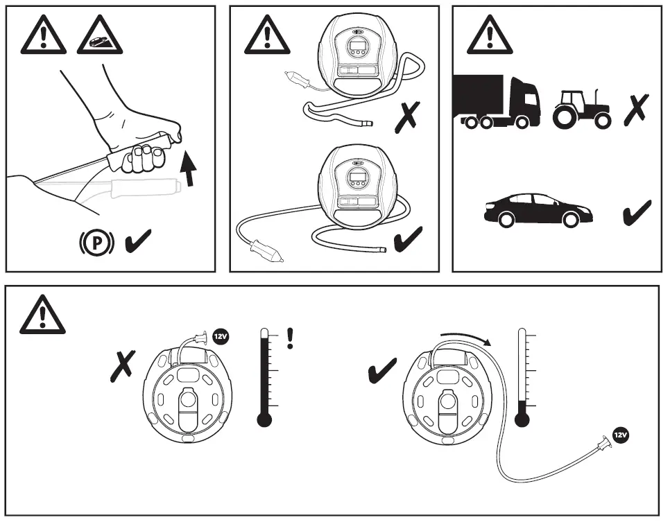 RING RTC600 Digital Tyre Inflator with Auto Stop and LED Light 1