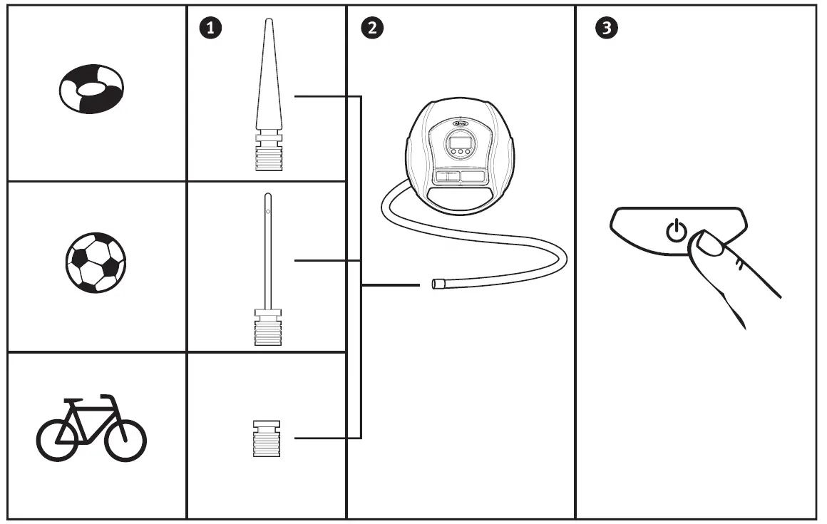 RING RTC600 Digital Tyre Inflator with Auto Stop and LED Light 6