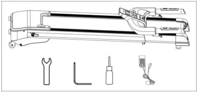 Kahomvis FYC-QPW9-103A Foldable Electric Treadmill 02