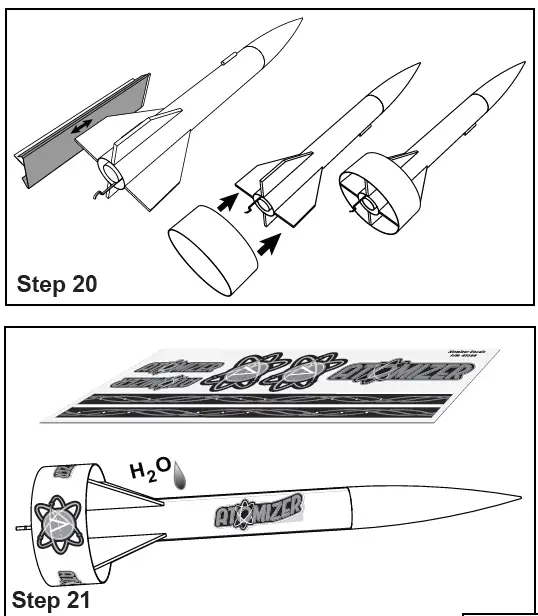 ATOMIZER 05054 Skill Level 2 Rocket 8