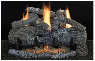Hargrove EFCG22N1E Vent Free Gas Logs - Ember Glow Series 1