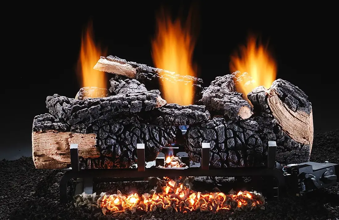 Hargrove EFCG22N1E Vent Free Gas Logs - Ember Glow Series 3