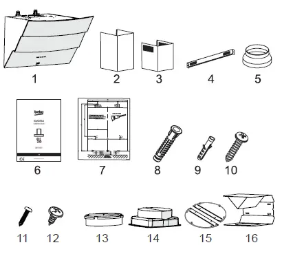 beko-HCA92640BH-Cooker-Hood-fig-8