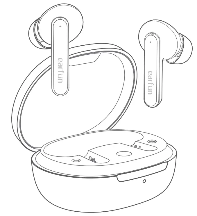 earfun TW201B Air S Noise Cancelling Wireless Earbuds