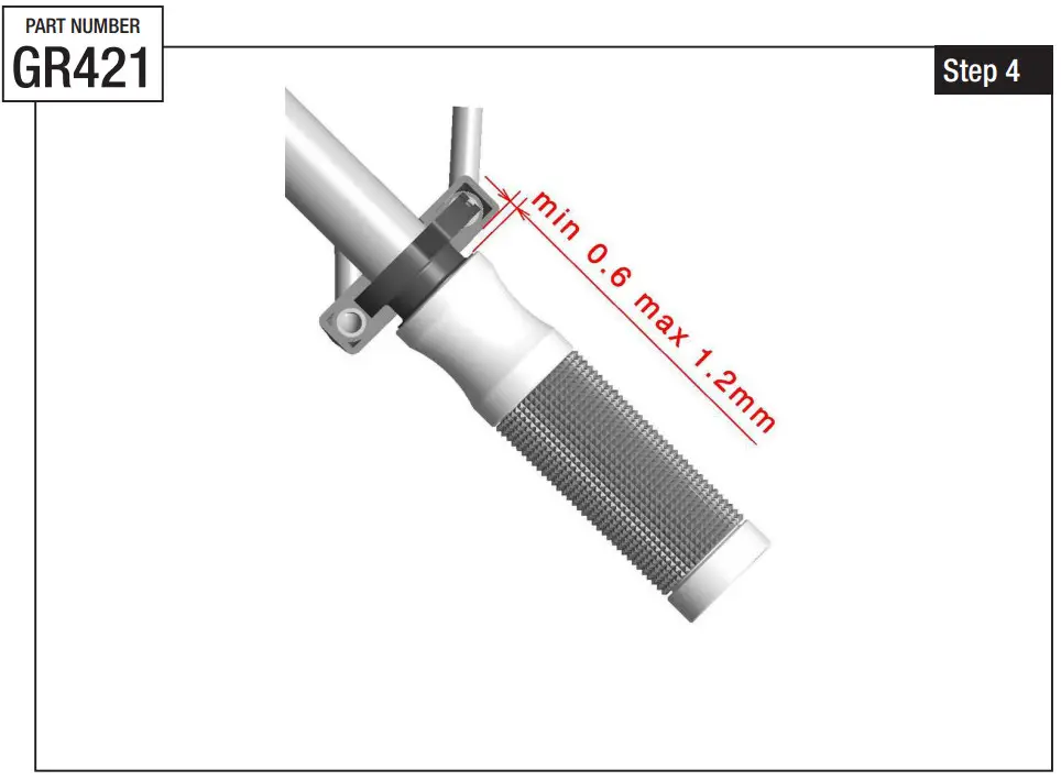 rizoma GR421 Handlebar Grips Adapter - Figure 6
