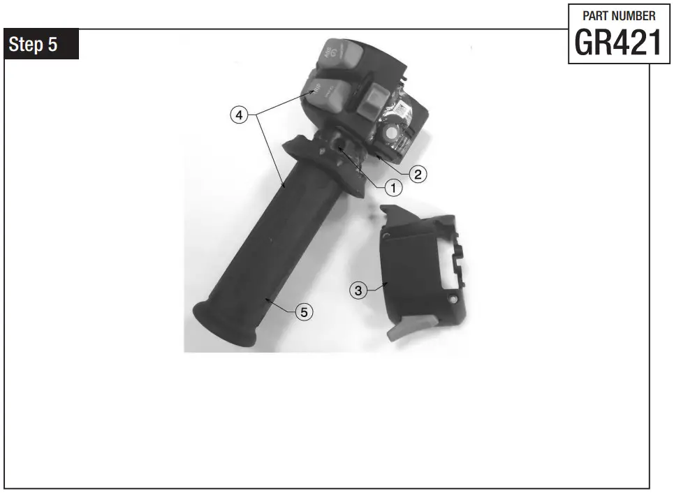 rizoma GR421 Handlebar Grips Adapter - Figure 7