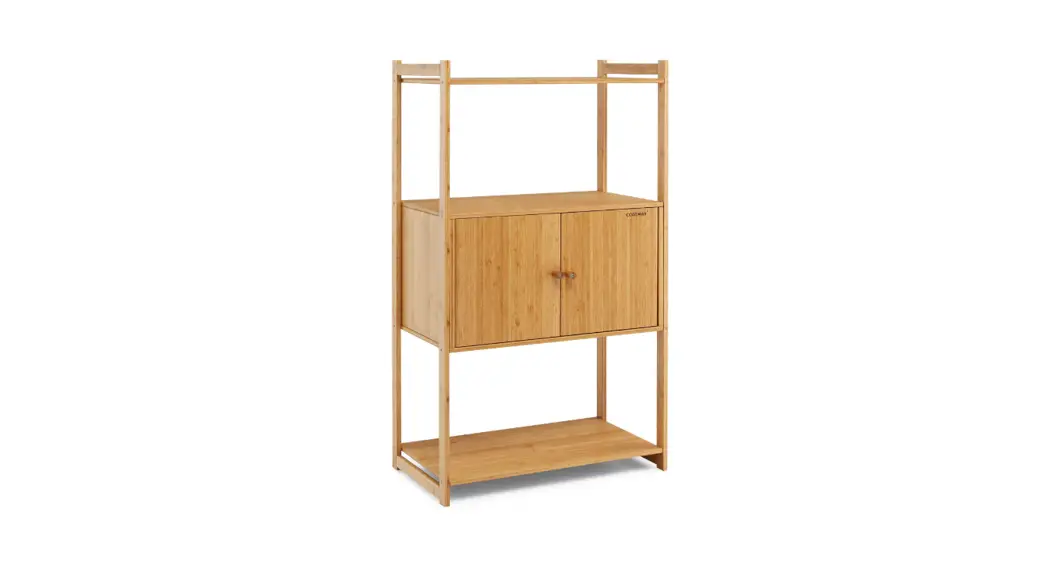Costway Jv10332na Bamboo Storage Cabinet User Manual Costway Jv10332na Bamboo Storage Cabinet User Manual