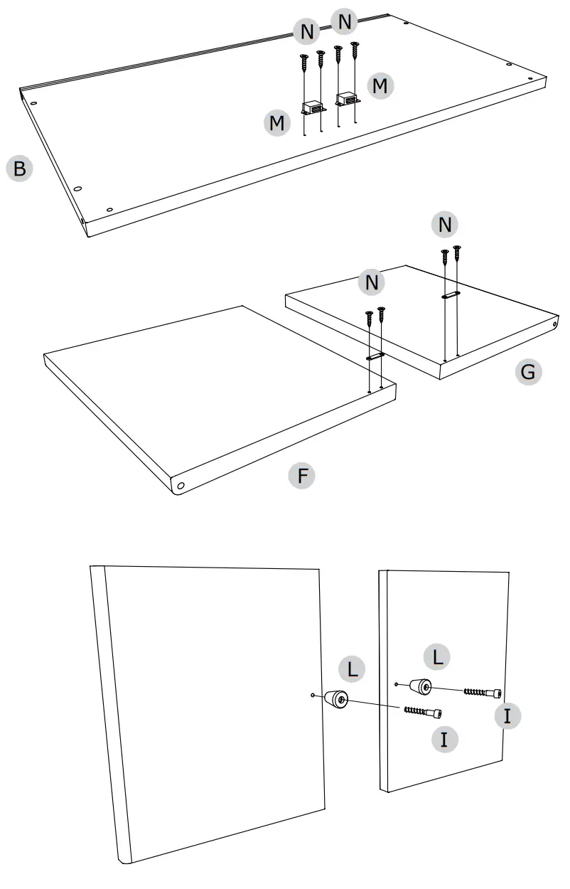 COSTWAY JV10332NA Bamboo Storage Cabinet - fig 2