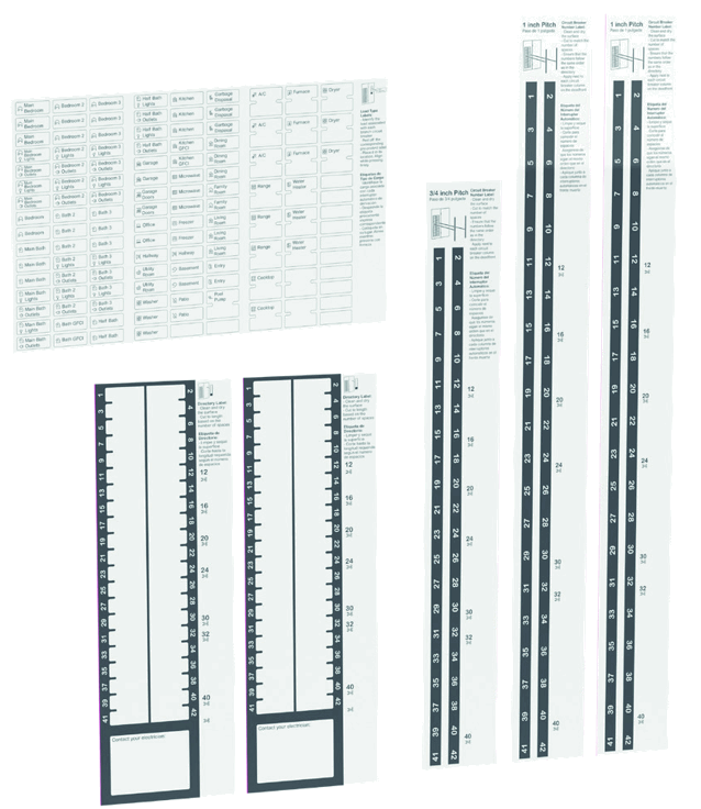 Schneider Electric Universal Circuit Directory Kit