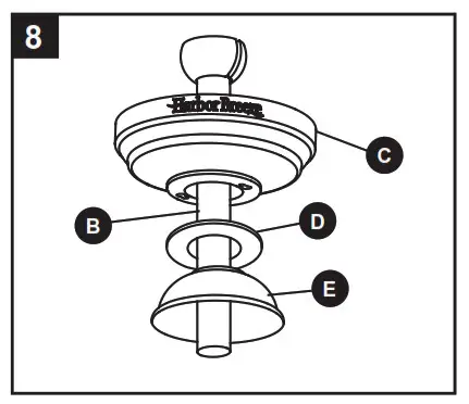 Harbor Breeze L0982 CORB Twin Breeze II Indoor Outdoor Ceiling Fan - fig12