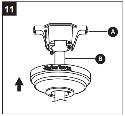 Harbor Breeze L0982 CORB Twin Breeze II Indoor Outdoor Ceiling Fan - fig16