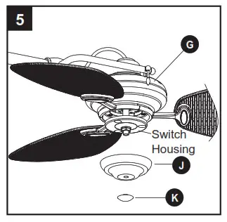 Harbor Breeze L0982 CORB Twin Breeze II Indoor Outdoor Ceiling Fan - fig21