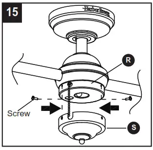 Harbor Breeze L0982 CORB Twin Breeze II Indoor Outdoor Ceiling Fan - fig323