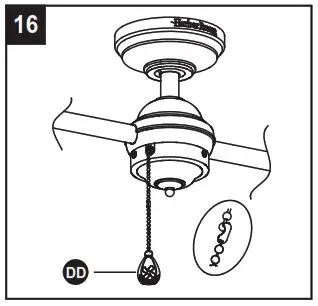 Harbor Breeze L0982 CORB Twin Breeze II Indoor Outdoor Ceiling Fan - fig33