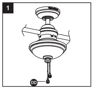 Harbor Breeze L0982 CORB Twin Breeze II Indoor Outdoor Ceiling Fan - fig34