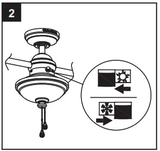 Harbor Breeze L0982 CORB Twin Breeze II Indoor Outdoor Ceiling Fan - fig35