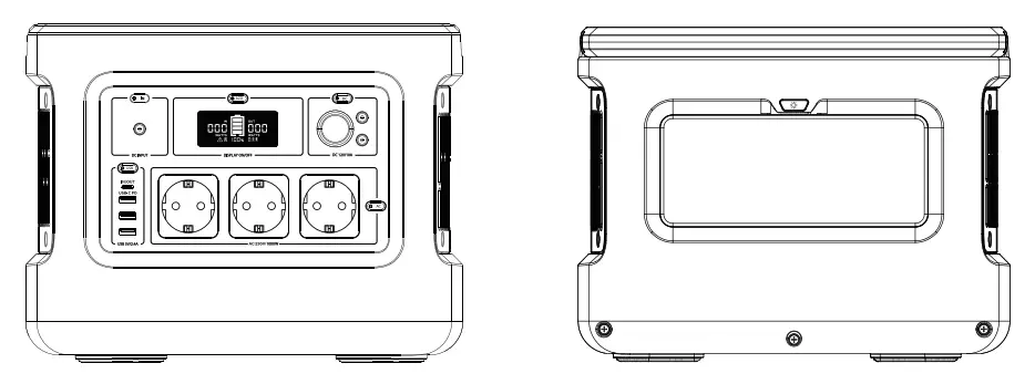 OPTONICA 9420 1000W Portable Power Station - fig 1