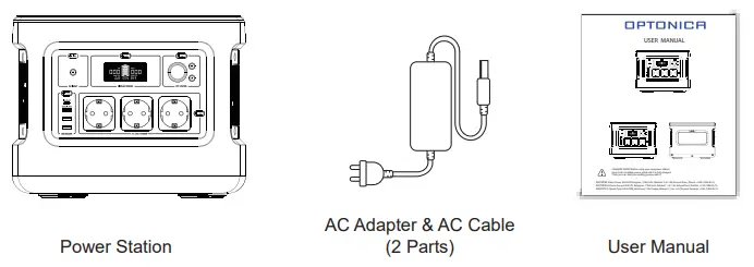 OPTONICA 9420 1000W Portable Power Station - fig 2