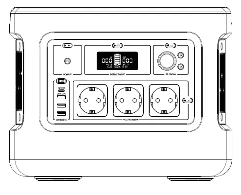 OPTONICA 9420 1000W Portable Power Station