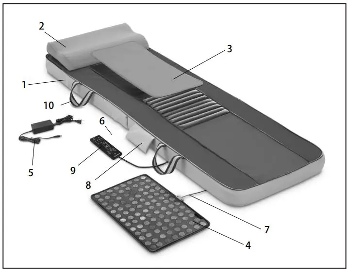 COMFIER-CF-3001S-Deluxe-Full-Body-Massage-Mattress-fig 2