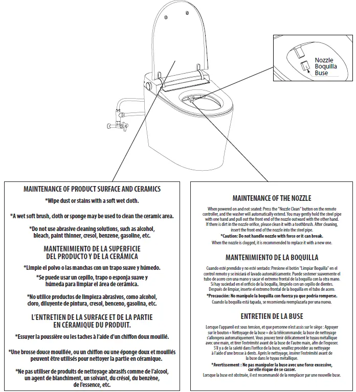 MOEN ET900 2-Series eToilet with Built-In Bidet Seat 44