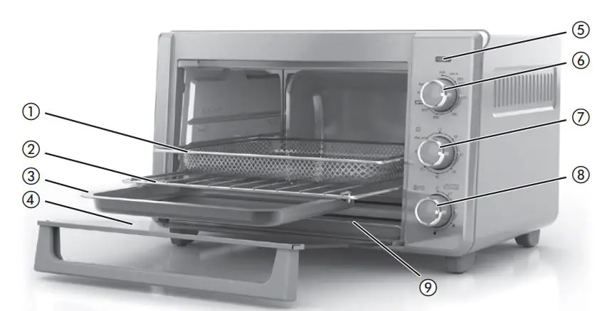 BLACK DECKER TO3217SSC Air Fry Toaster Oven User Manual - Product Overview