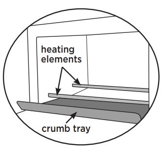 BLACK DECKER TO3217SSC Air Fry Toaster Oven User Manual - heating element