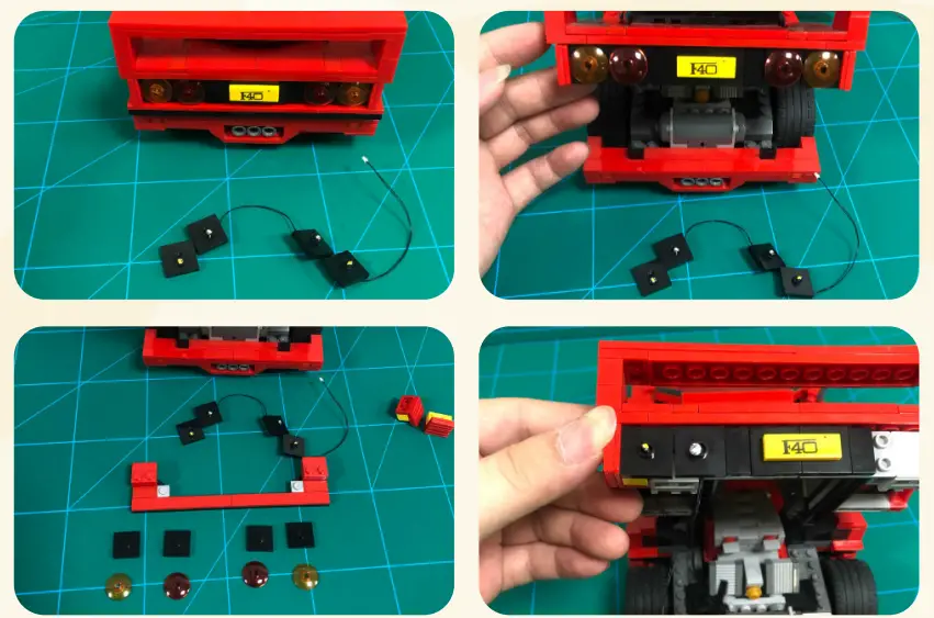 GAME OF BRICKS 10248 Light Kit for Ferrari F40-fig16