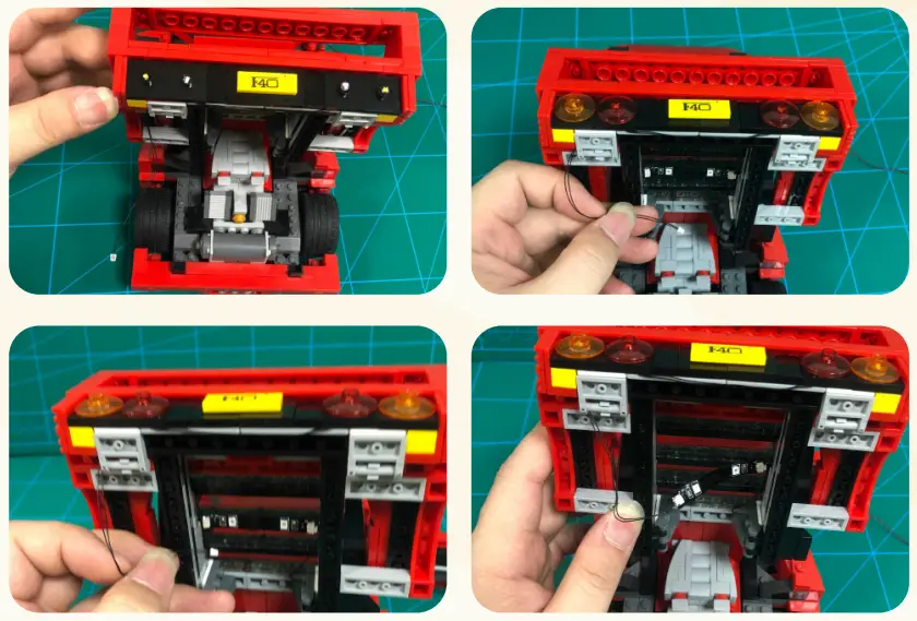 GAME OF BRICKS 10248 Light Kit for Ferrari F40-fig17