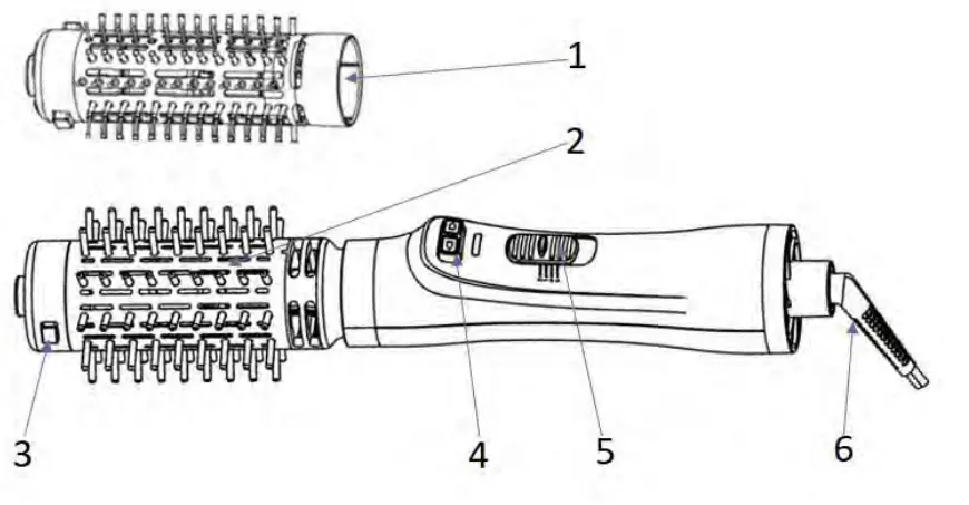 ARDESTO HD-С100 Hot Air Styler - Figure 1