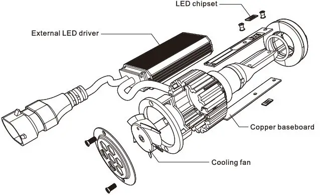 BEAMFLY-H7 16000LM-Car-Headlight Lamp-6