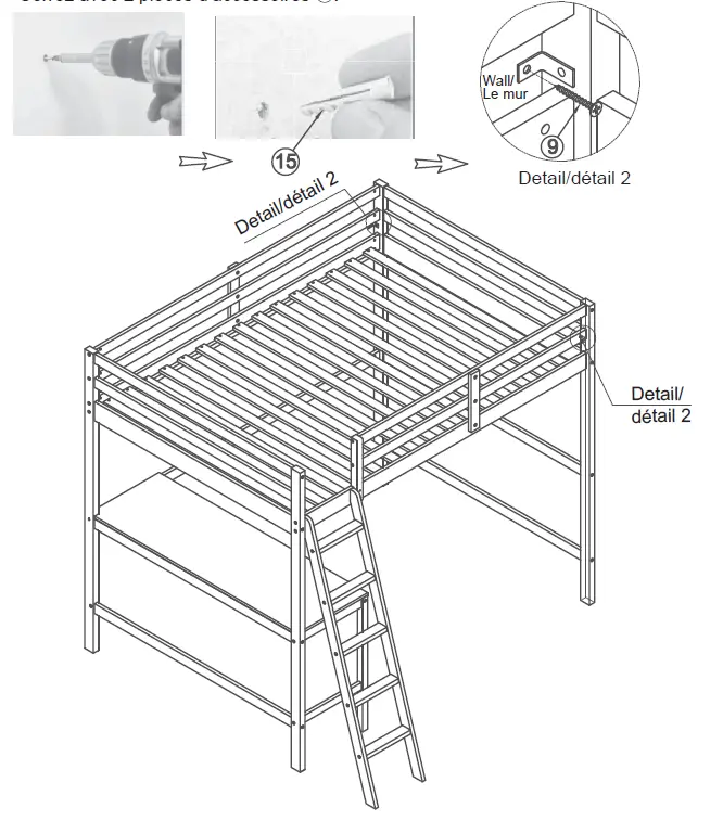 COSTWAY HY10012 Bunk Bed 19