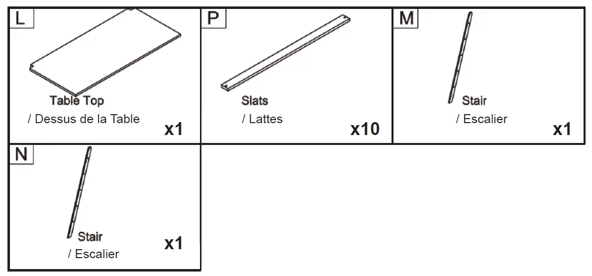 COSTWAY HY10012 Bunk Bed 3